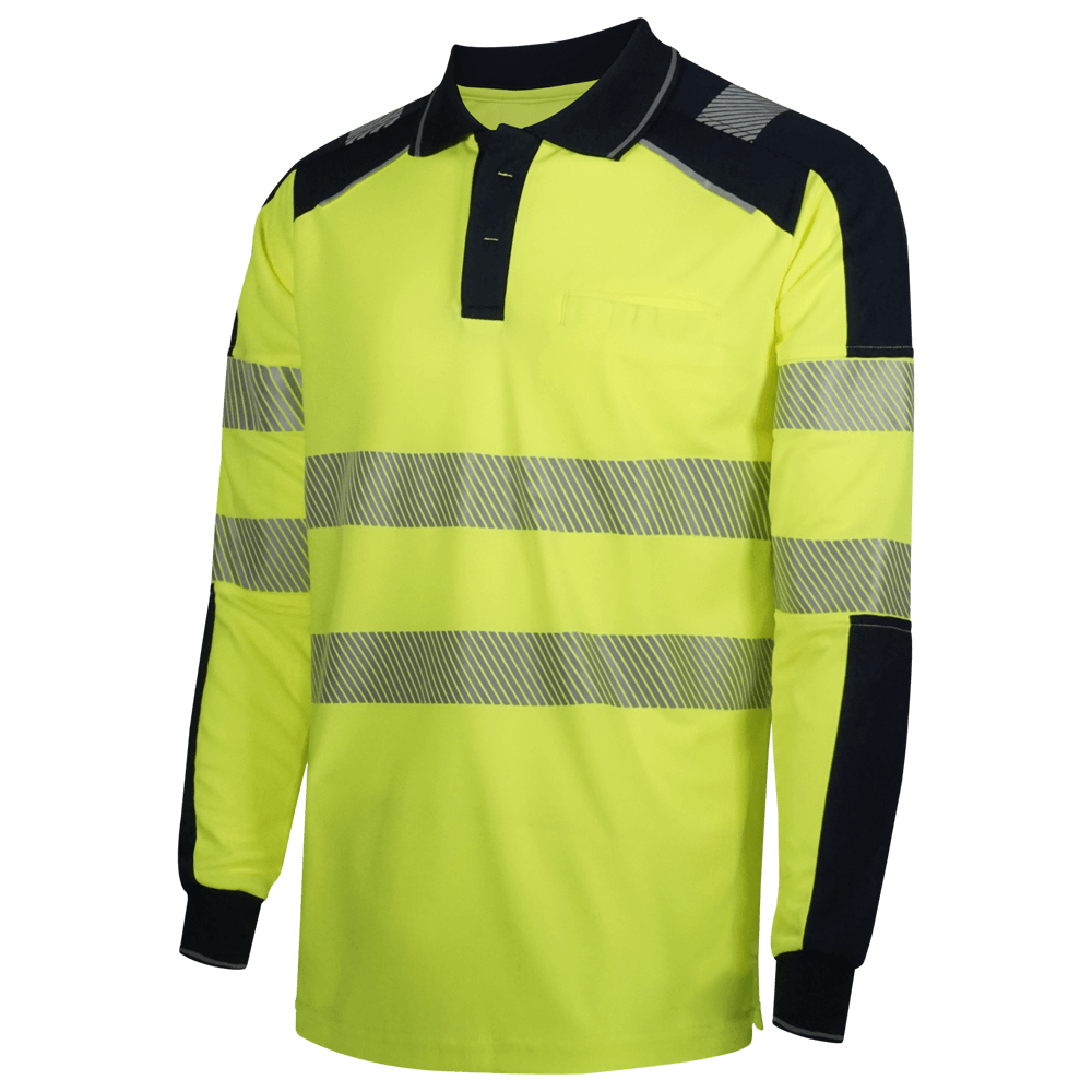 Polo poliéster 100% reciclado manga larga+S