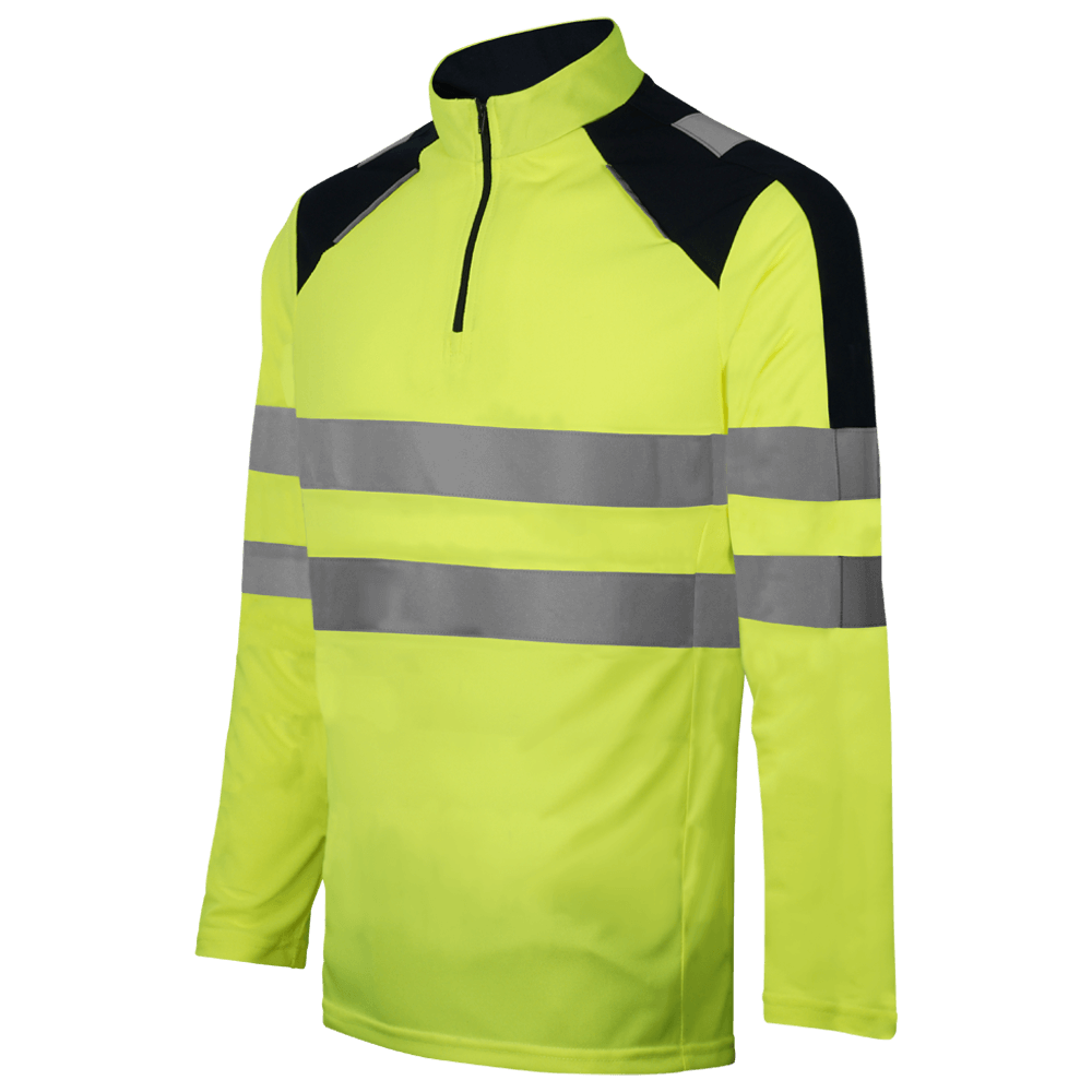 Camiseta combinada av manga larga perchada+S