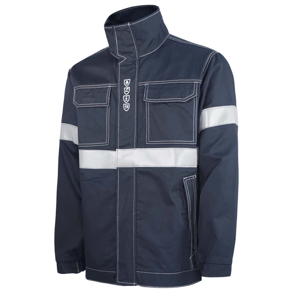 Cazadora multibolsillos fr banda ignífuga+S