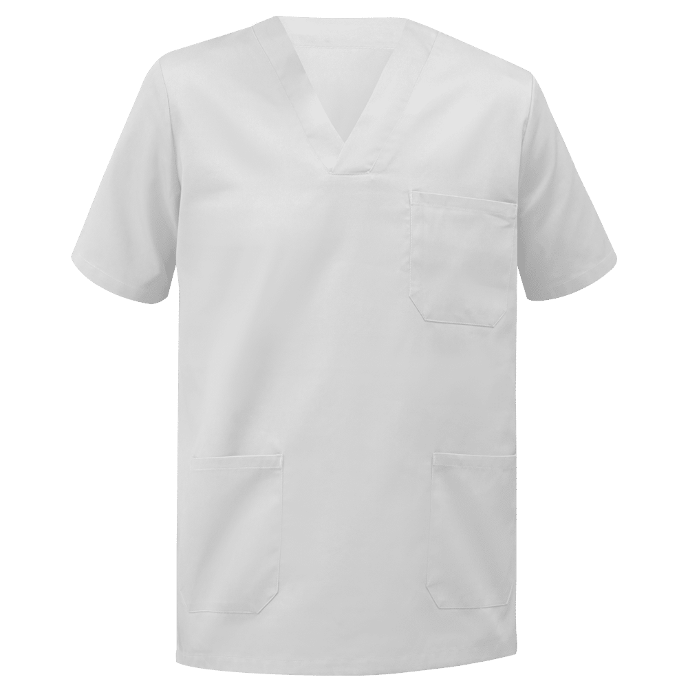 Casaca cuello pico+S