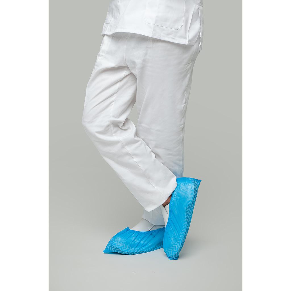 CUBRE ZAPATOS DESECHABLE RUGOSO ANTIDESLIZANTE ESPOLIETILENOSOR 0,03mm+S