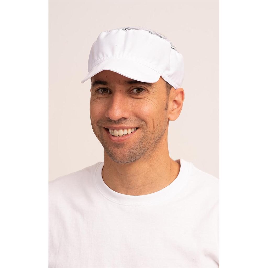 GORRA CON VISERA Y PARTE SUPERIOR CON REJILLA+S