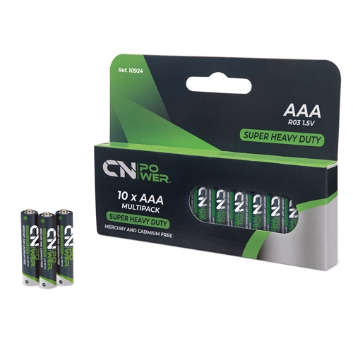 PILAS R03-AAA "CN POWER" (PACK 10 UND)+S