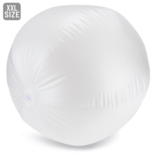 Balon De Playa Blanco Translucido "Flots"+S