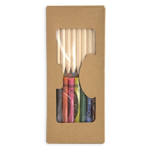 Set 10 Lapices Colores Y Ceras+S