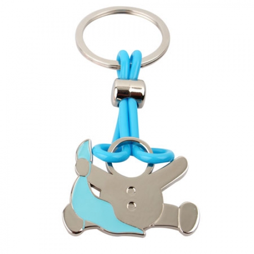 Llavero Bebe Gasa Celeste+S