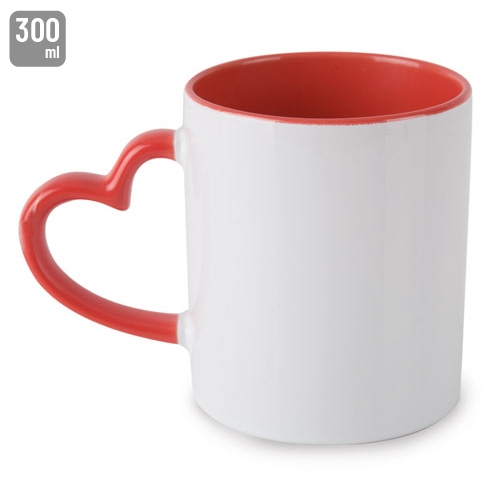 Mug Sublimacion Corazon+S