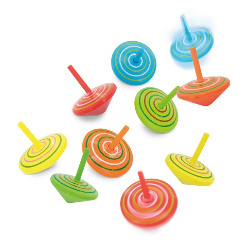 Set 10 peonzas de madera natural &quot;Giro&quot;+S