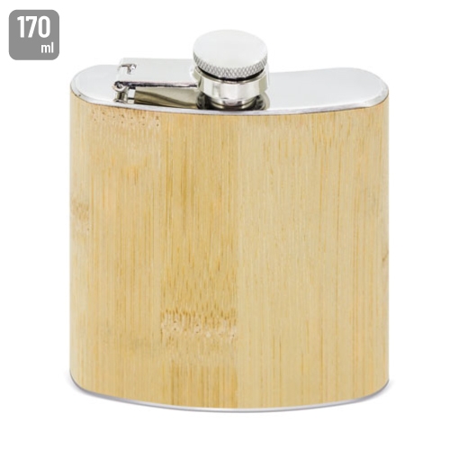 Petaca licorera de bambú &quot;Ambient&quot;+S