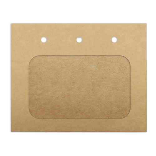 Identificador eco kraft 11,5x9,2 cm+S
