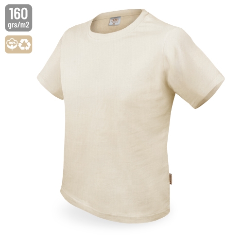 Camiseta manga corta de algodón 160g &quot;Recycled&quot;+S
