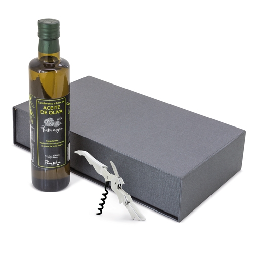 Estuche aceite con roller bambú &quot;Olivera&quot;+S