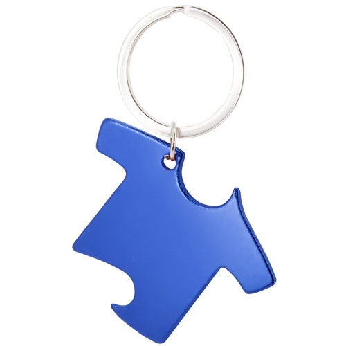 Llavero aluminio abridor camiseta+S