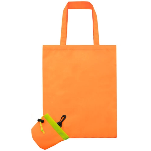 Bolsa plegable naranja+S