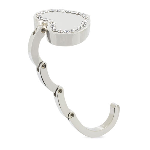 Cuelgabolsos corazon brillante+S