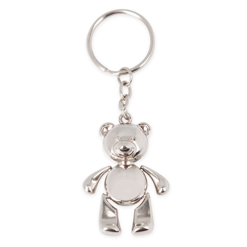 Llavero metalico teddy+S