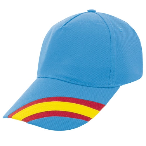 Gorra nacional 5 paneles algodn peinado &quot;Deva&quot;+S