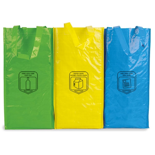 Bolsa triple eco non woven laminada &quot;Recicla&quot;+S