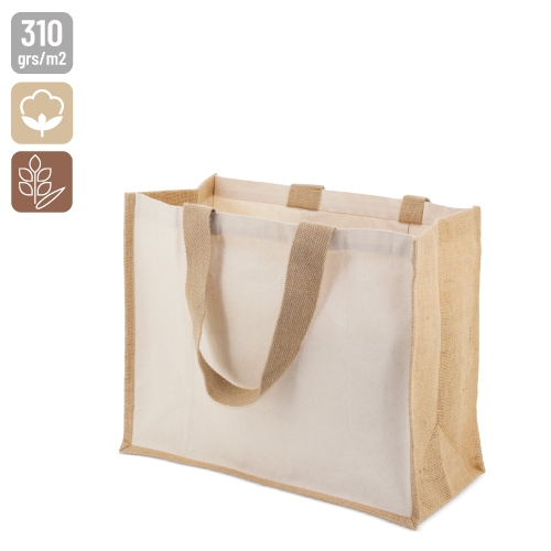 Bolsa no laminada de algodón eco &quot;Bombai&quot;+S