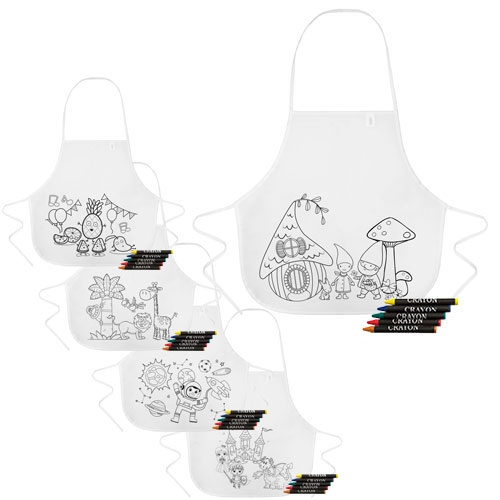 Delantal infantil &quot;Chispi&quot;( pack de 5)+S