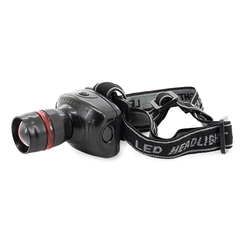 Linterna frontal zoom 4 funciones+S