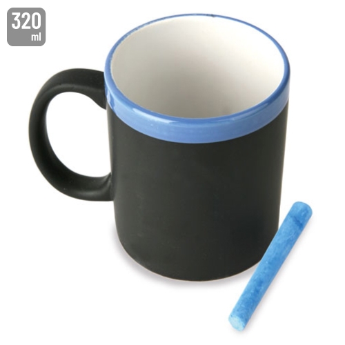 Mug de ceramica pizarra &quot;Tizal&quot;+S