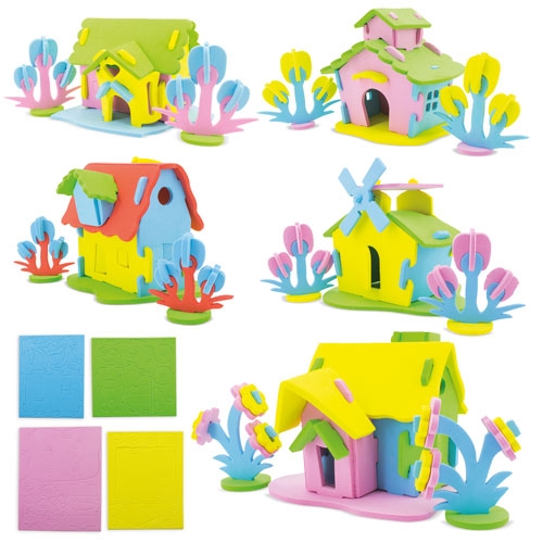 Puzzle eva house ( 5 unidades)+S