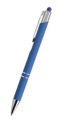 Boligrafo aluminio rubik  acabado gomoso+S