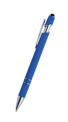 Bolígrafo plastico garlik  acabado gomoso+S