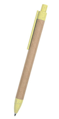 Boligrafo cartón y caña de trigo/abs parton +S