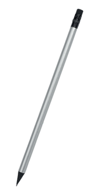 Lapiz lader madera negra con goma redondo  lader+S