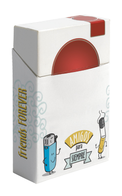 Pitillera carton pity blanca+S