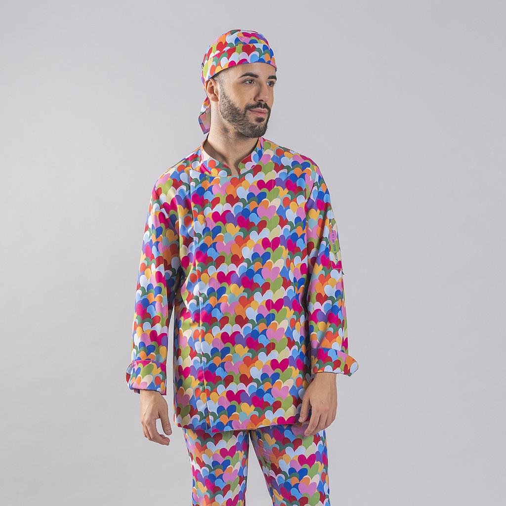 CHAQUETA COCINA UNISEX HEART ALGODON AGATHA+S