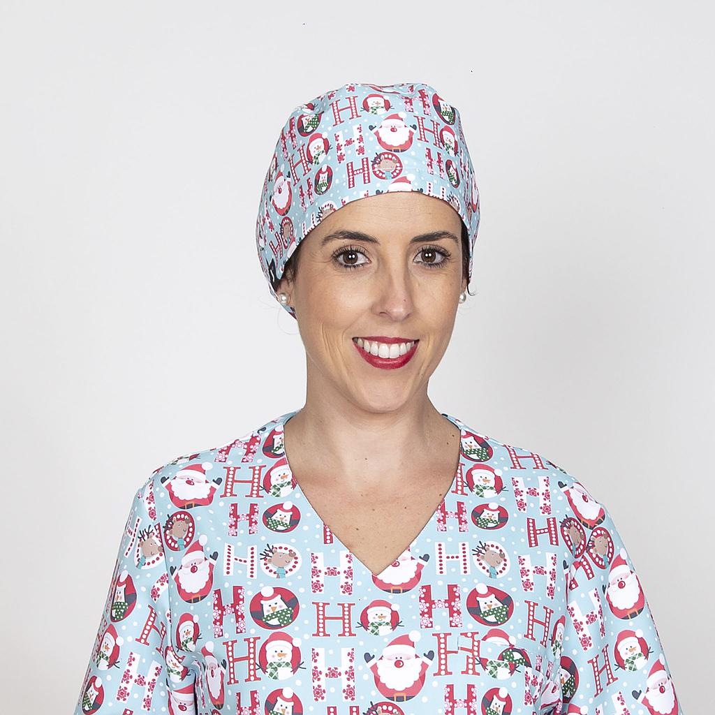 GORRO CIRUJANO GOMA NAVIDAD SANTAS+S