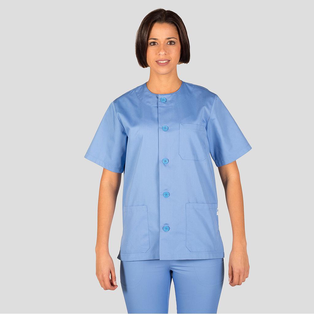 BLUSA SANITARIO UNISEX ABOTONADA COLORES+S
