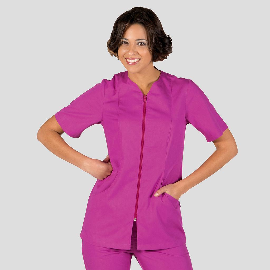 BLUSA MUJER CREMALLERA SICILIA MANGA CORTA+S