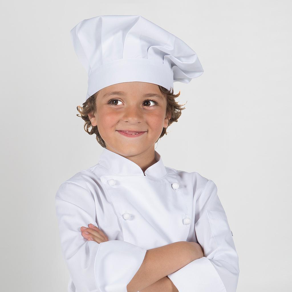 GORRO GRAN CHEF INFANTIL BLANCO +S