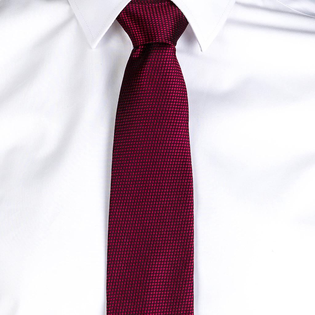 CORBATA SIN NUDO JACQUARD OJO DE PERDIZ+S