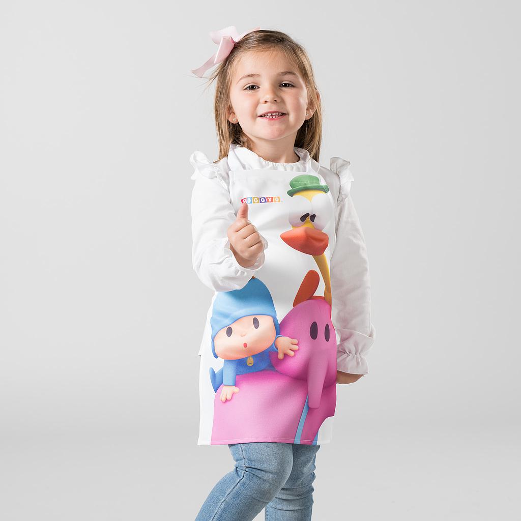 DELANTAL INFANTIL POCOYO AMIGOS+S