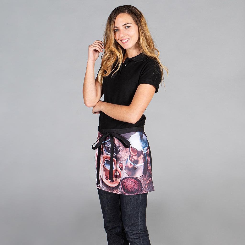 DELANTAL CORTO ESTAMPADO 35X60 CM+S