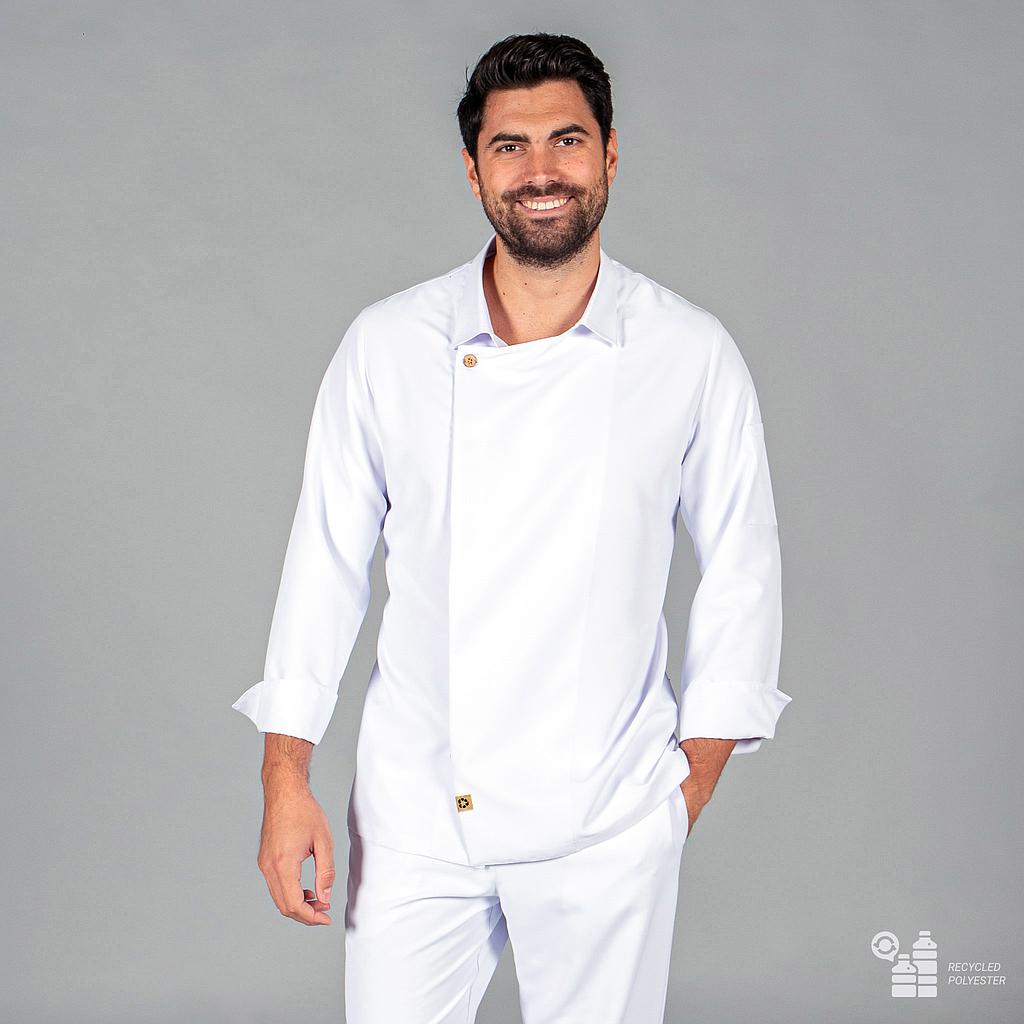 CHAQUETA COCINA UNISEX ARIAS TEJIDO RECICLADO MICROFIBRA+S