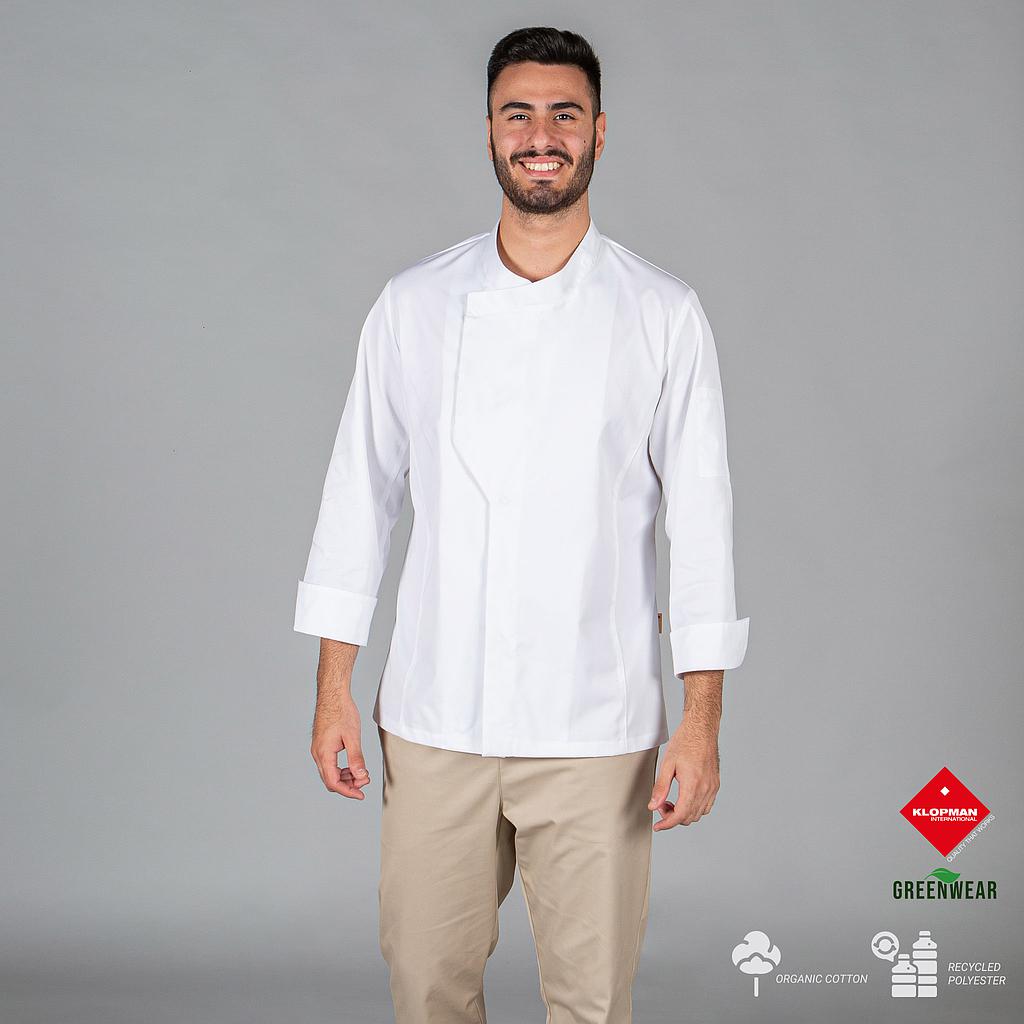 CHAQUETA COCINA UNISEX HARO TEJIDO RECICLADO Y ORGANICO KLOPMAN+S