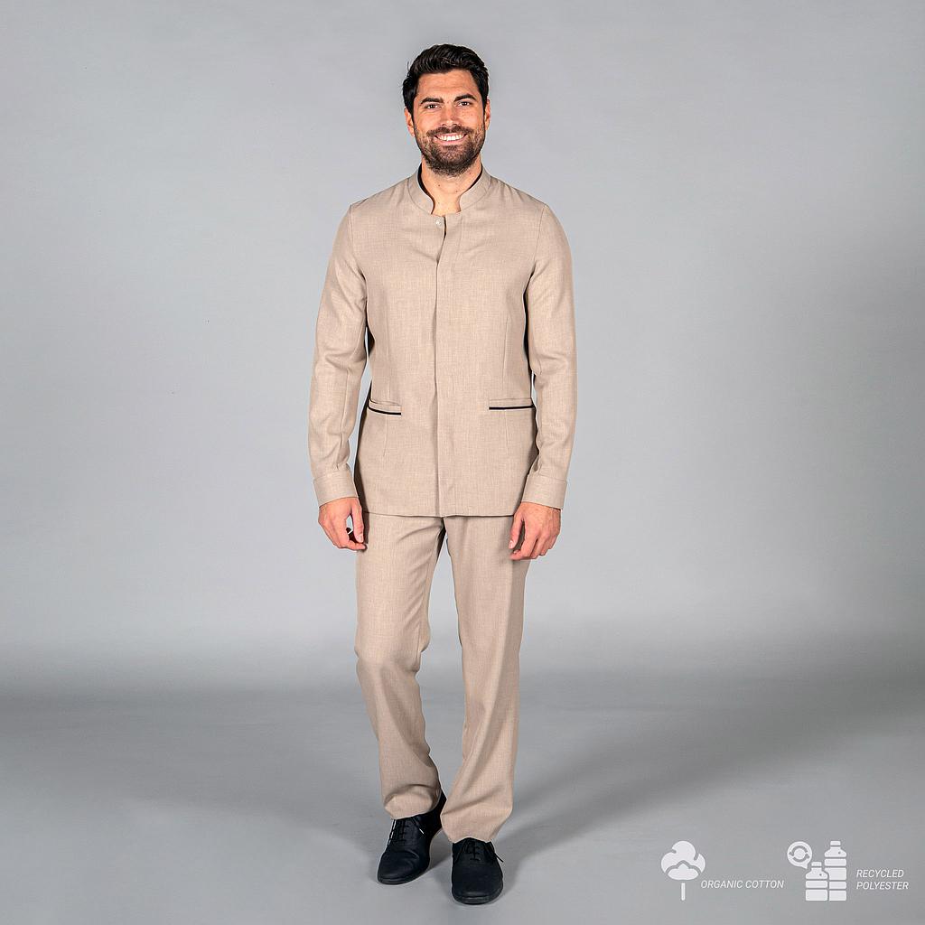 PANTALON HOMBRE TEJIDO RECICLADO ARENA+S