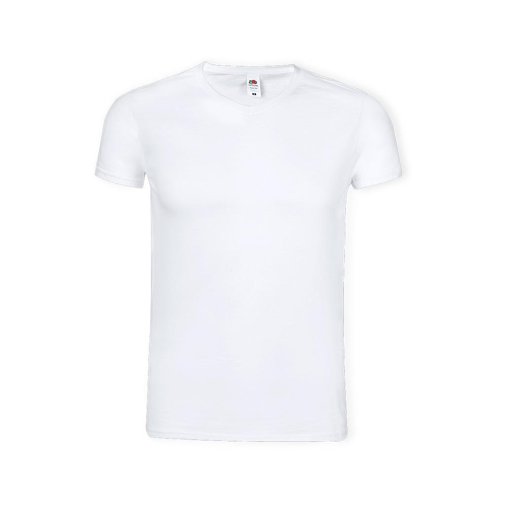 Camiseta Adulto Blanca Iconic V-Neck+S