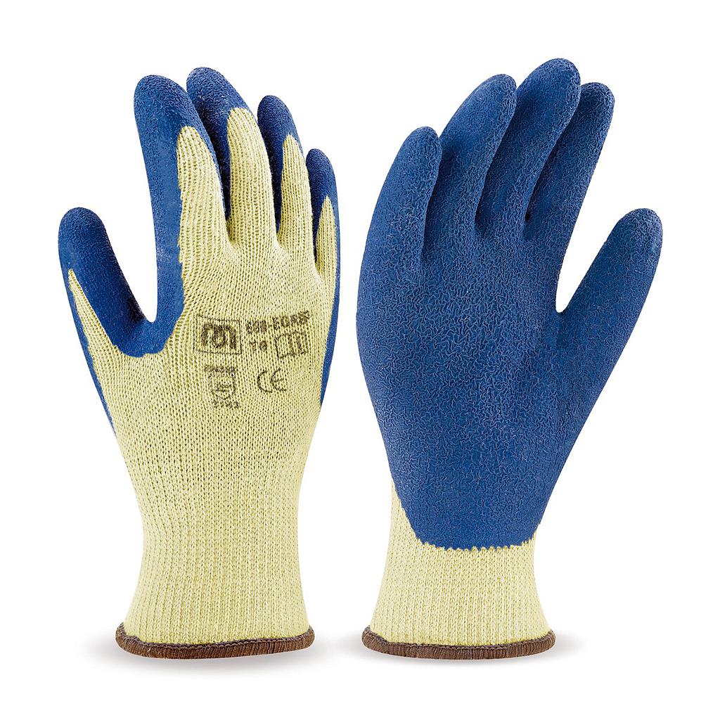 Guante grip latex azul +S