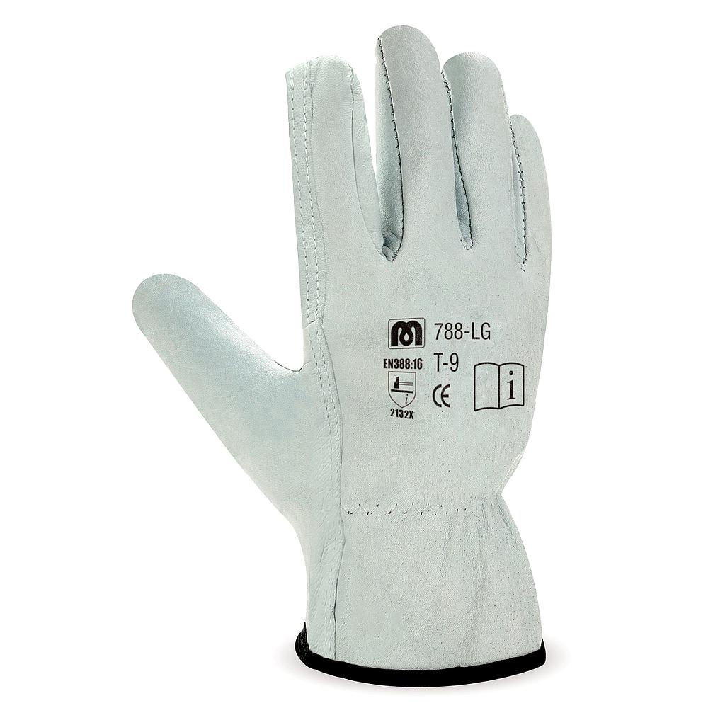 Guante cond. flor vac.+S