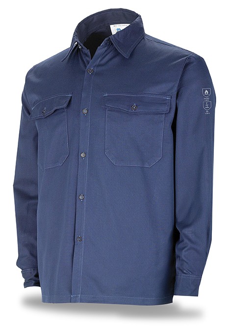 Camisa manga larga ignifuga antiestatica inherente +S