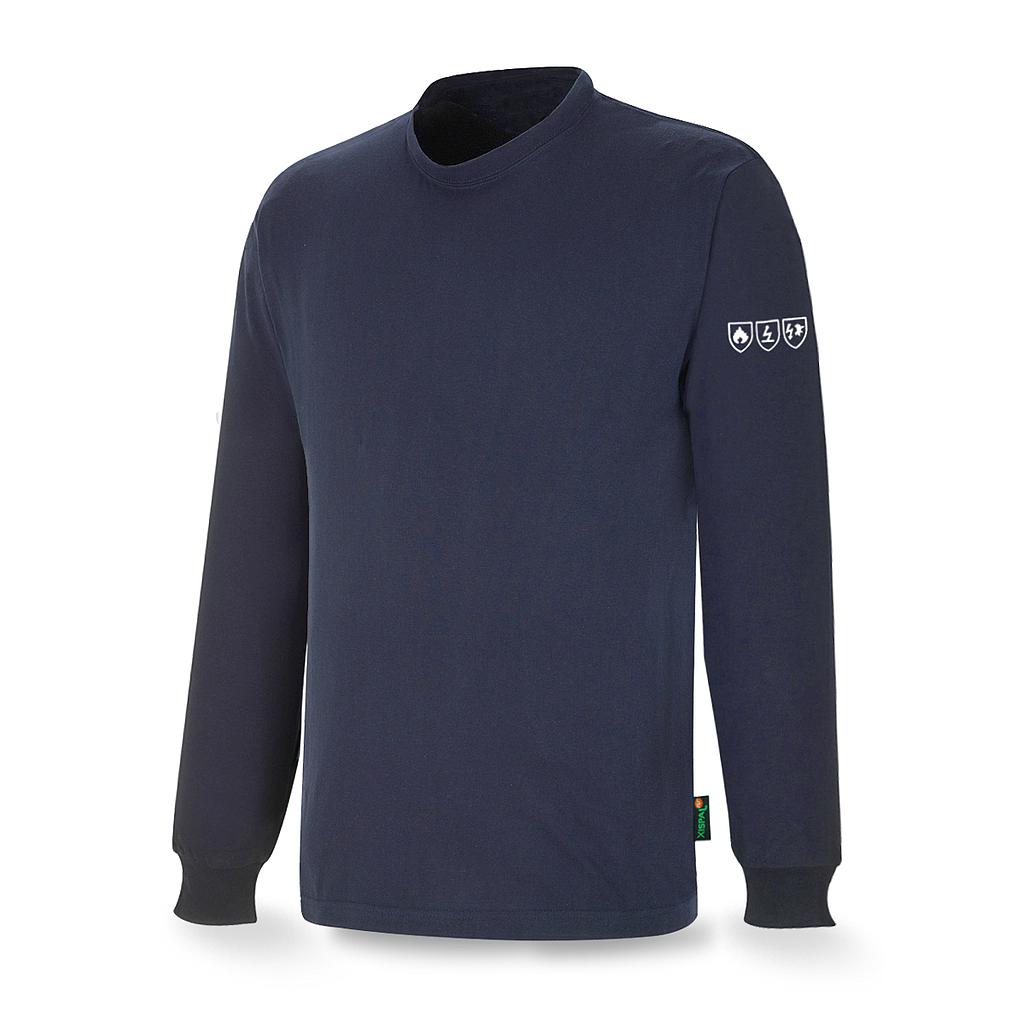 Camiseta manga larga ignífuga y antiestática. +S